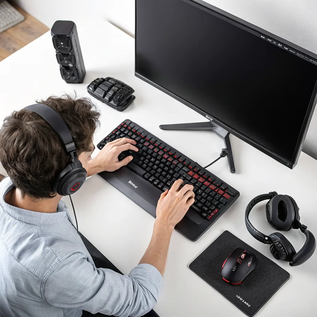 Oyuncu monitör aksesuar kurulumu